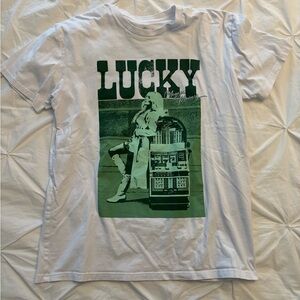 MEGAN MORONEY Graphic White T-Shirt